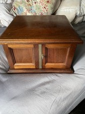 Mahogany coin cabinet for sale  CHEDDAR