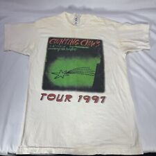 Camiseta vintage anos 90 álbum promocional Counting Crows Recovering The Satellites Tour G , usado comprar usado  Enviando para Brazil