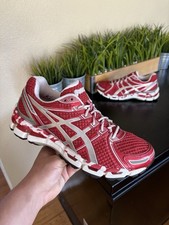 Tênis de corrida ASICS Gel Kayano 19 namorados vermelho branco masculino tamanho 10 valor $250, usado comprar usado  Enviando para Brazil