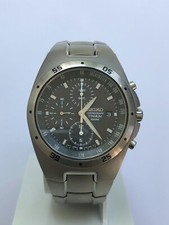 Seiko titanium chronograph for sale  TAMWORTH