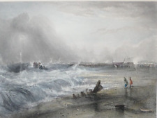 Hand coloured engraving for sale  SALISBURY