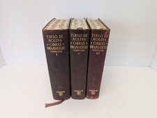 Fray Gabriel Tellez (Tirso de Molina) Obras Completas  3 Tomos - 1948/58/62 comprar usado  Enviando para Brazil