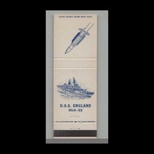 Matchbook cover navy for sale  Raymond
