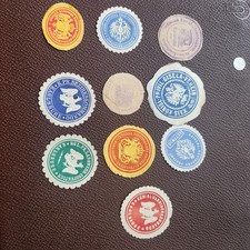Reklamemarke siegelmarken mili gebraucht kaufen  Erding