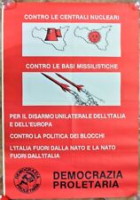 Manifesto originale democrazia usato  Castellammare del Golfo