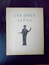 Odes sapho 1947 d'occasion  Vannes