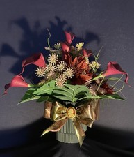 Elegantes seidenblumen gesteck gebraucht kaufen  Wurmlingen