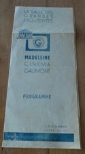 Programme cinema gaumont d'occasion  Amiens-