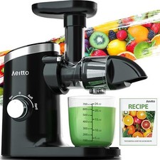 Máquinas de espremedor Aeitto, espremedor de motor silencioso, espremedor de pressão a frio, suco de mastigação, usado comprar usado  Enviando para Brazil