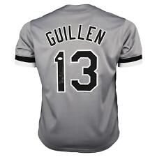 Usado, Camiseta deportiva de béisbol gris de Ozzie Guillen firmada por Chicago edición profesional (JSA) segunda mano  Embacar hacia Argentina