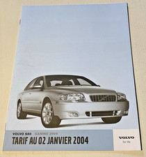 Brochure volvo s80 d'occasion  Quarré-les-Tombes