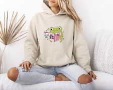 Cute frog reading for sale  CAERPHILLY