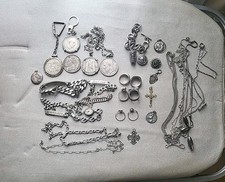 Lot bijouterie argent d'occasion  Maromme