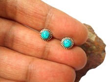 Round blue turquoise for sale  UK
