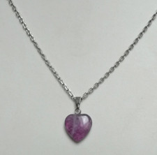 Pendentif coeur pierre d'occasion  Champforgeuil