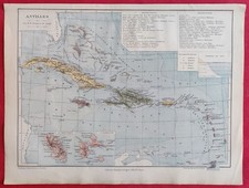 Carte xixéme antilles d'occasion Carte xixéme antilles d'occasion  Le Portel