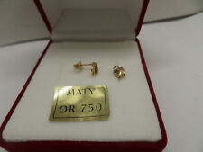 Boucle oreilles carats d'occasion  Liesse-Notre-Dame
