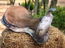 Vintage suede barrel for sale  Payson