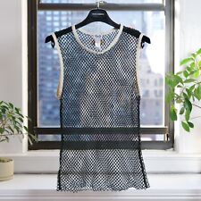 Regata Dolce & Gabbana Vintage Runway Preta Malha de Rede Transparente (IT 44, US 8) comprar usado  Enviando para Brazil