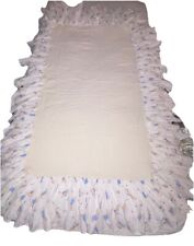 Saia de cama feita à mão vintage Beatrix Potter Peter Rabbit berço branco poeira babado comprar usado  Enviando para Brazil