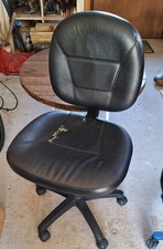 Black leatherette pneumatic for sale  STROMNESS