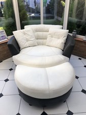 Beautiful swivel leather for sale  ST. HELENS