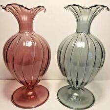Pair glass vases for sale  Stafford