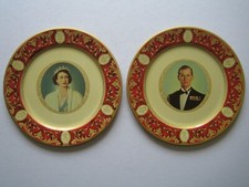ASSIETTE DECORATED PLATE QUEEN ELIZABETH II DUKE EDIMBURGH  PORTLAND WARE METAL comprar usado  Enviando para Brazil