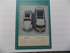 1963 PRINT AD VW SEDAN E STATION WAGON 21 JANELAS EM STATION WAGON comprar usado  Enviando para Brazil