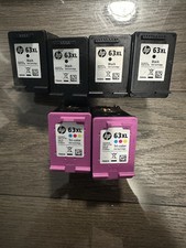 Lote 63XL cartuchos de impressora vazios 6 HP preto e colorido comprar usado Lote 63XL cartuchos de impressora vazios 6 HP preto e colorido comprar usado  Enviando para Brazil