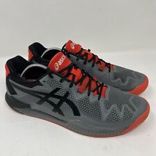 Sapato de Corte Masculino ASICS Gel Resolution 8 LE Cinza/Vermelho/Preto 1041A357 Masculino Tamanho 11 comprar usado  Enviando para Brazil