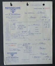 Invoice motobecane bormans d'occasion  Expédié en Belgium