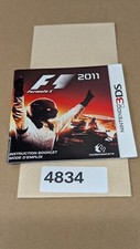 F1 Formula 1 2011 - 3DS DS - Apenas Manual **SEM JOGO! comprar usado  Enviando para Brazil
