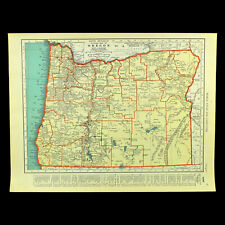 Vintage oregon map for sale  Willow Grove