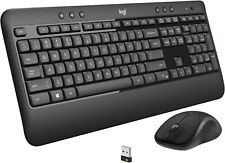 Teclado e mouse Logitech MK540 Advanced sem fio +2,4 GHz unificador receptor USB comprar usado  Enviando para Brazil