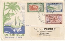 Dek.Brief vom Atoll NUKUNONU Tokelai Inseln vom 22.?1948 nach Neu-Seeland comprar usado  Enviando para Brazil
