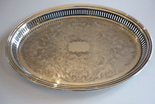 Plateau métal argenté d'occasion  Éguilles