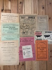Lot de Documents Rares Velocipede circa 1890 Bicycle Velo ancien Bici Fahrrad comprar usado  Enviando para Brazil