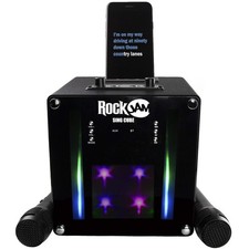 RockJam SingCube zestaw karaoke Bluetooth z 2 mikrofonami czarny na sprzedaż  PL