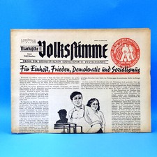 Märk volksstimme 1948 gebraucht kaufen  Bitterfeld