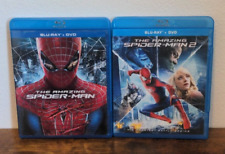 The Amazing Spider-Man 1 & 2(Blu-ray/DVD)- Superhero Double Feature - VERY GOOD comprar usado  Enviando para Brazil