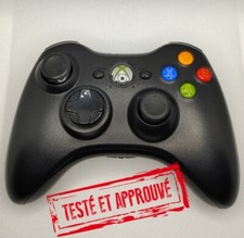 👻 Manette Sans Fil Officielle Microsoft Xbox 360 Noire Très Bon État Bluetooth na sprzedaż  Wysyłka do Poland