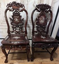 Paire chaises apparat d'occasion  Randan