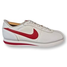 Tênis Nike Cortez Basic Couro '06 Branco Varsity Vermelho Tamanho UK 11 comprar usado  Enviando para Brazil