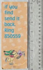 Vintage bookmark disney for sale Vintage bookmark disney for sale  STOKE-ON-TRENT
