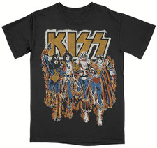 Usado, Camiseta KISS DYNASTY 45º Aniversário Tamanho M Manga Curta Ace Gene Peter Nova comprar usado  Enviando para Brazil