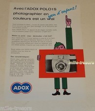 Feuillet publicitaire adox d'occasion  Ham