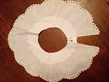 NOVO COLAR DE LINHO BRANCO INFANTIL IMPERIAL, VINTAGE comprar usado  Enviando para Brazil