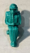 Piloto de avião vintage de plástico rígido verde-petróleo/aqua, para peça de reposição comprar usado  Enviando para Brazil