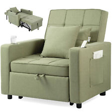Makika Sofa rozkładana Sofa Fotel do spania Składany uchwyt na napoje Poduszka Łóżko gościnne na sprzedaż  Wysyłka do Poland